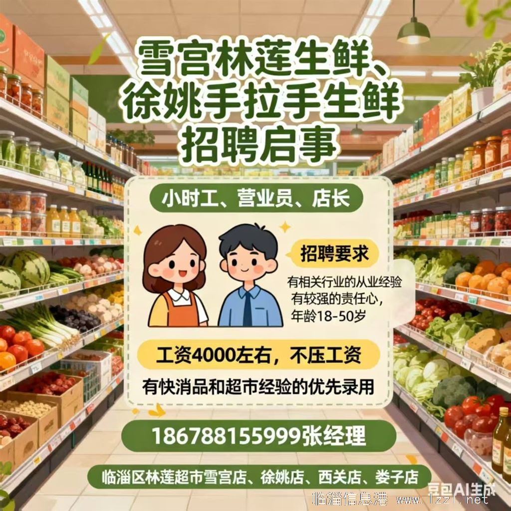 招聘营业员 司机 店长